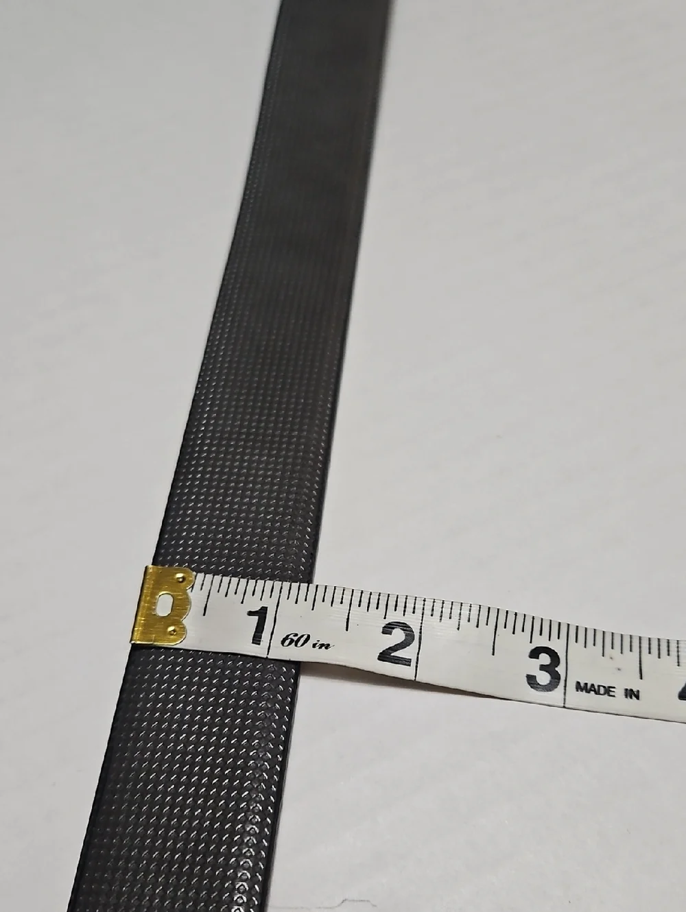 Nicole Miller Men's Gray & Black Reversible Textured Leather Belt Size 40